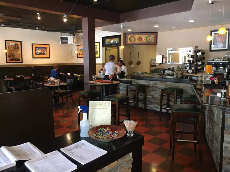 Image: Inside Jimmy Lambatos' new restaurant in the Mayfair neighborhood.