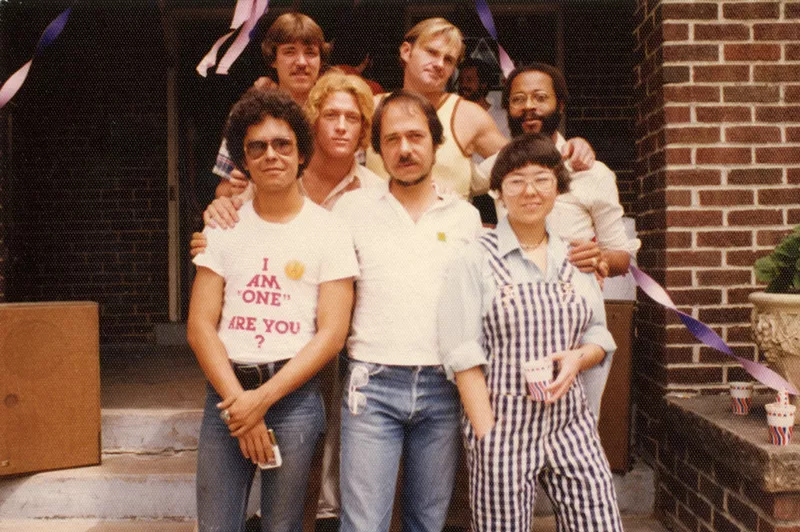 Image: A photo from the 1997 opening of the Gay and Lesbian Community Center of Colorado, which later became The Center on Colfax.