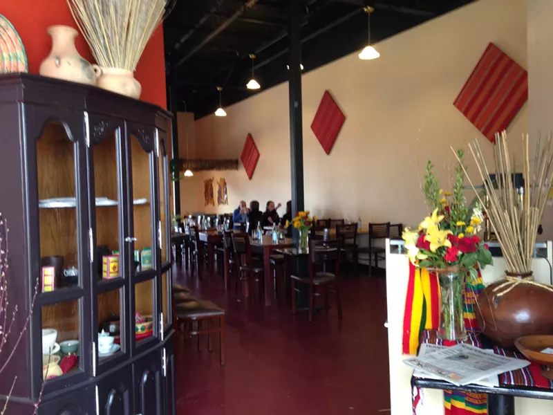 Image: Inside the new incarnation of Ras Kassa's in Lafayette.