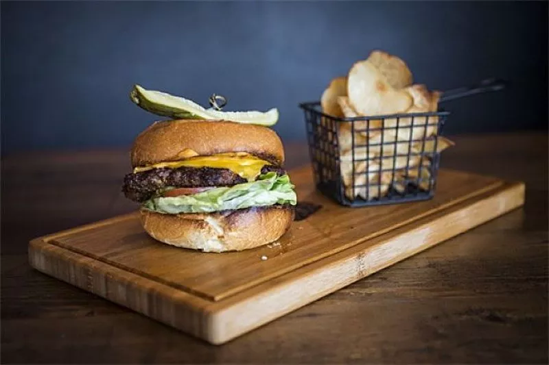 Image: Grab this burger at Chop Shop.