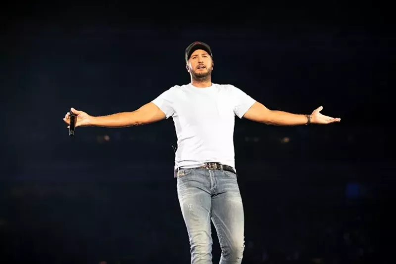 Image: A fight broke out following Luke Bryan's concert in Denver, resulting in the hospitalization of three people.