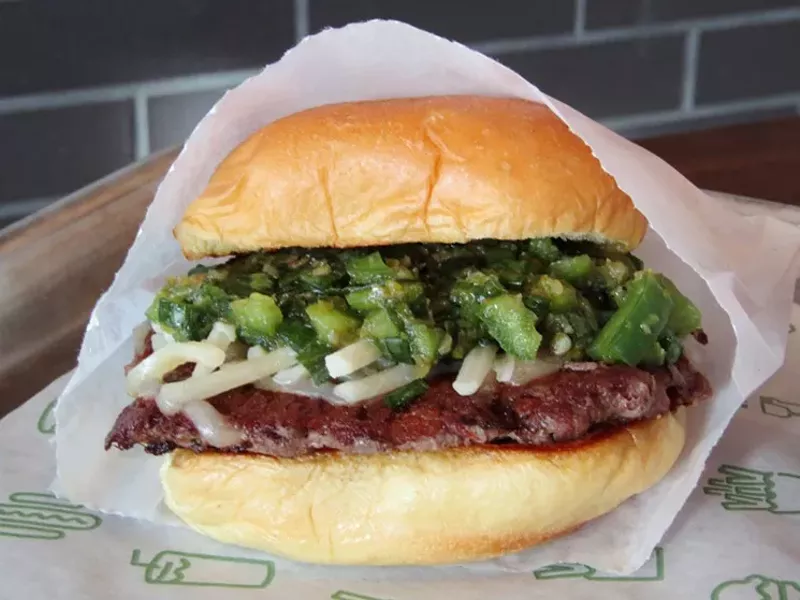 Image: The Green Chile CheddarShack at Shake Shack.