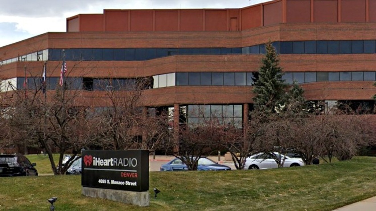 This building, at 4695 South Monaco Street, serves as the mothership for iHeartRadio in Denver.