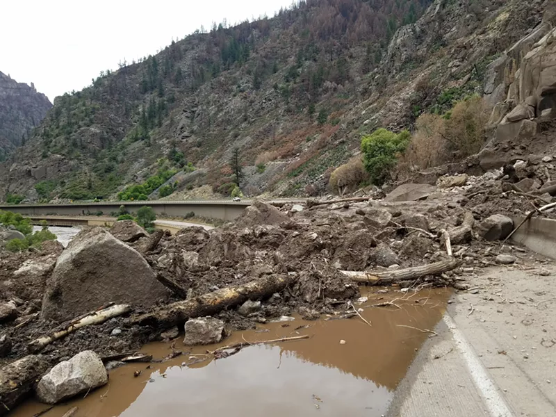 Image: Interstate 70 in Glenwood Canyon.