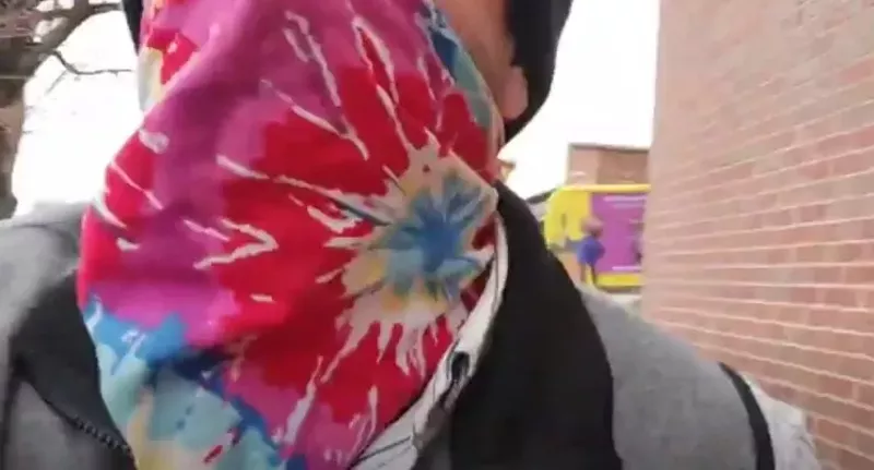 Image: Dean Schiller at the scene of the King Soopers shootings.