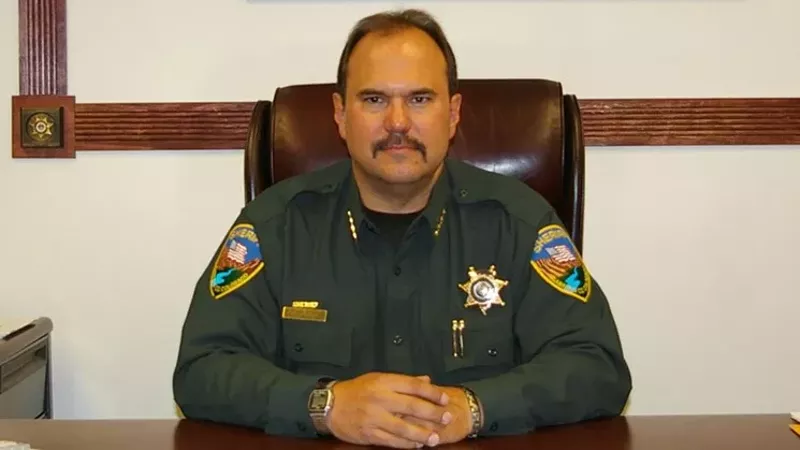 Image: A video Garfield County Sheriff Lou Vallario posted on Facebook defending guns is stirring debate.