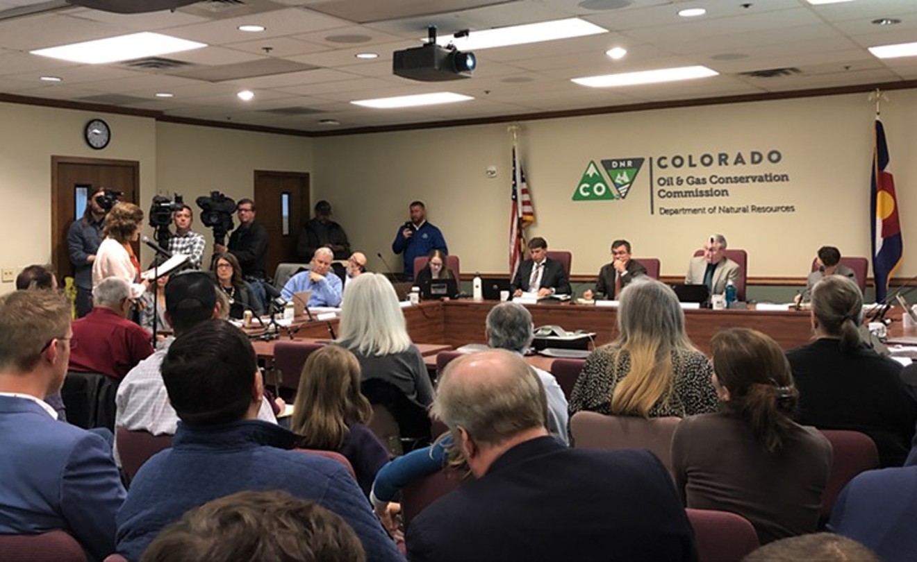 The Colorado Oil and Gas Conservation Commission meeting on May 21.