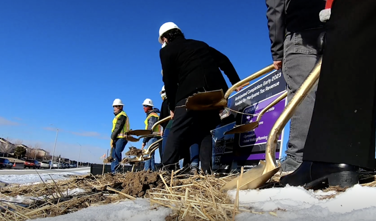 Aurora officials broke ground for a new rec center this month.