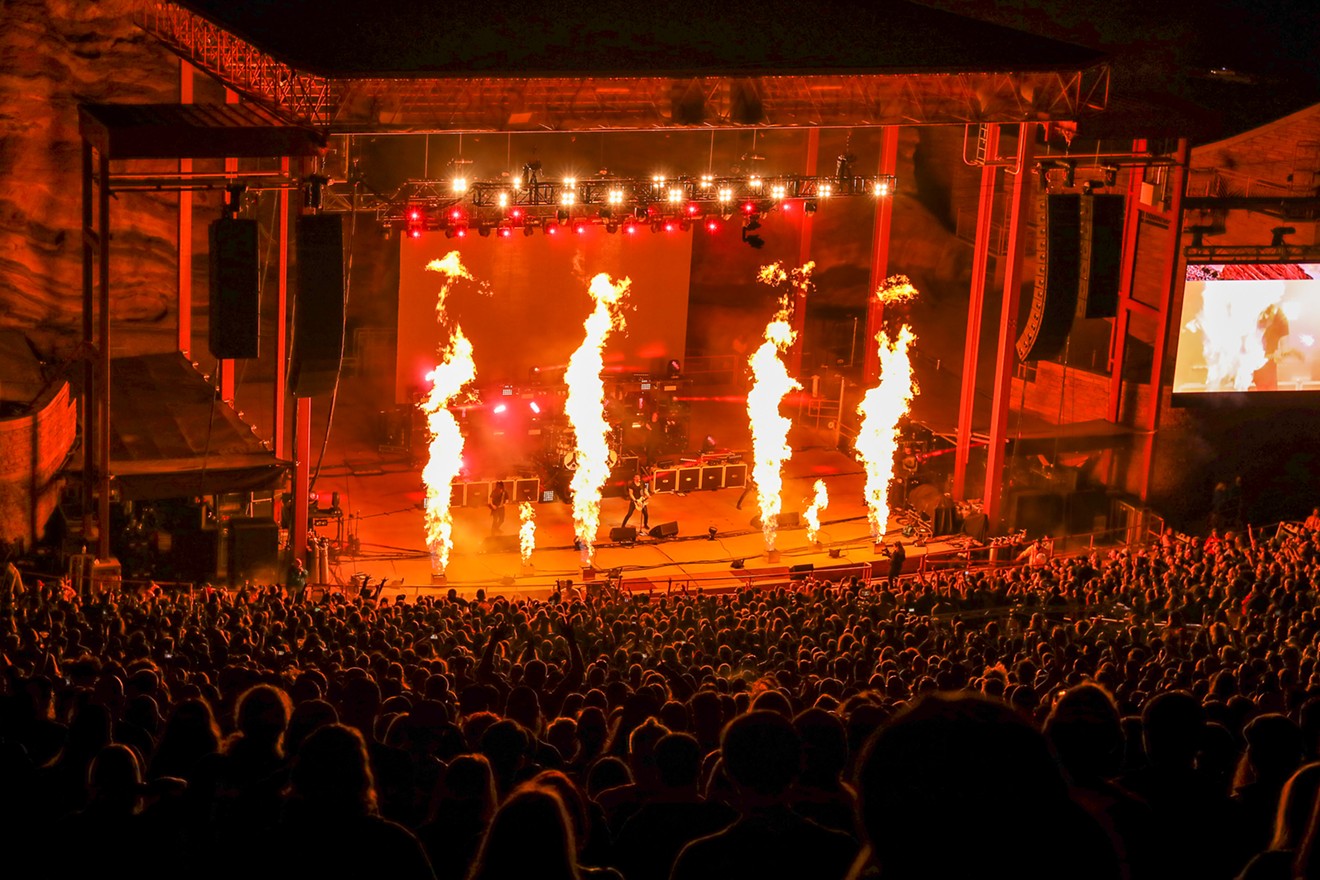 There isn't much metal at Red Rocks in 2019.