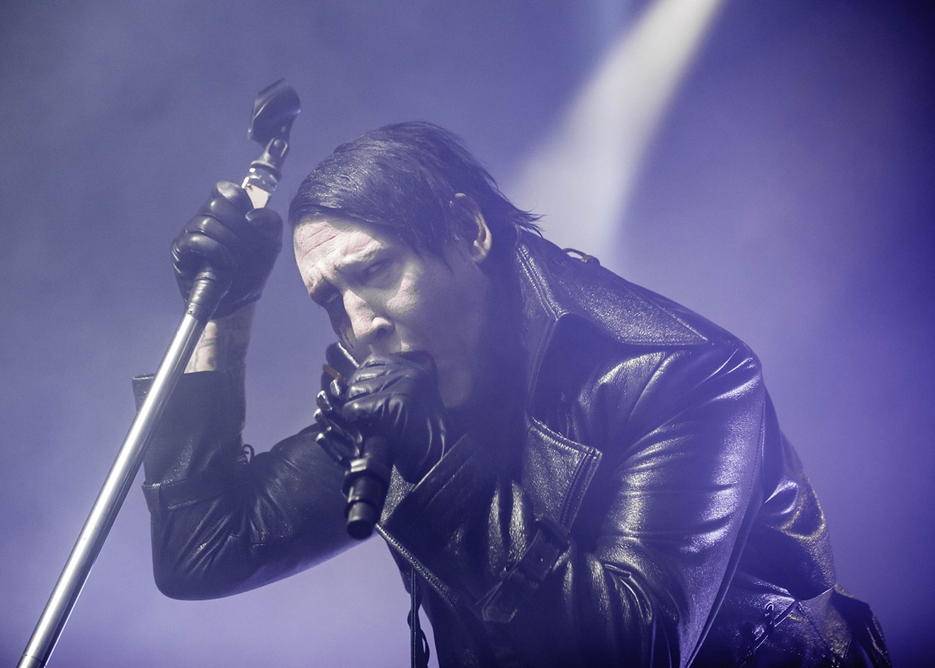 Marilyn Manson performed at the Fillmore Auditorium on January 20.