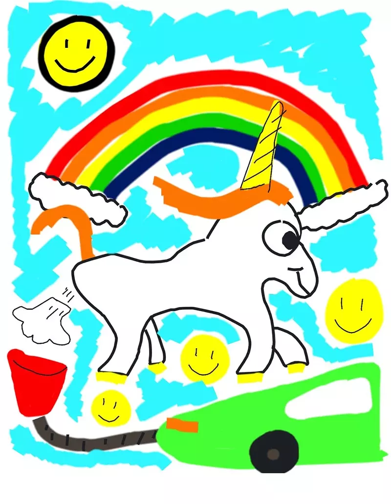 Image: Tesla's version of the farting unicorn.