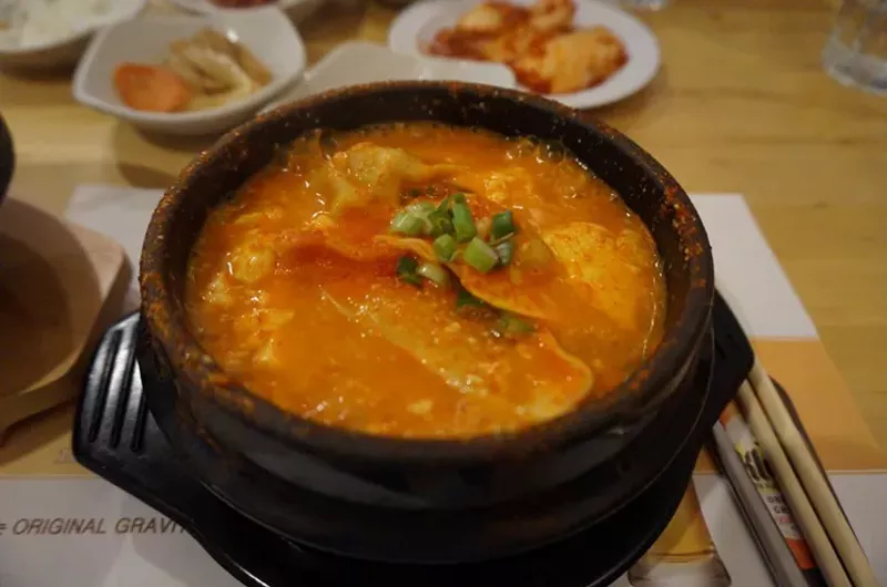 Image: Classic tofu stew at Tofu House.