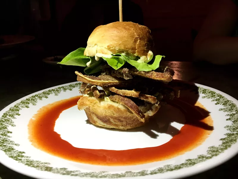 Image: Rebel's pig ear biscuit.