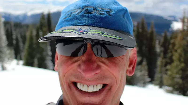 Image: Boulder's Kevin Edwards shared this photo of himself on the ski slopes five days before his death at Loveland. Additional images below.