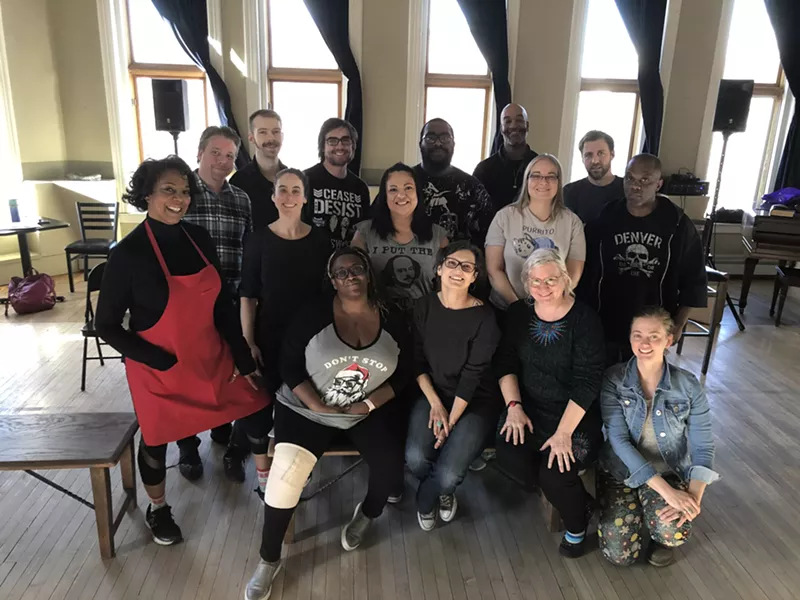Image: The cast of Recipe is ready to lead audiences on a sensory trip through Five Points.