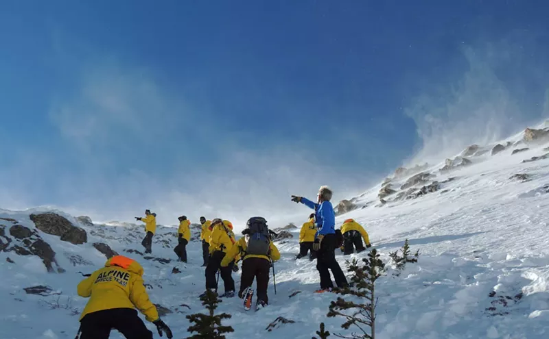 Image: Record Avalanche Season Keeps Search-and-Rescue Volunteers Busy