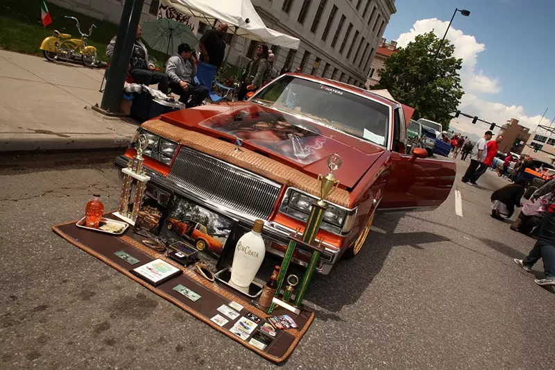 Image: A lowrider at Cinco de Mayo in 2016.