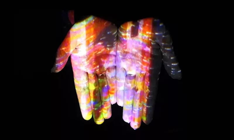 Image: Eileen Roscina, "All that Digging," 2022. 16mm, video (color), VHS family archives. 9:16 minutes.