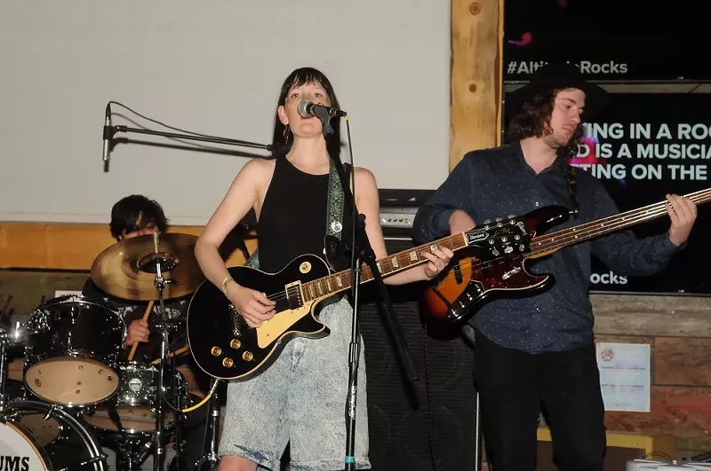 Image: Ancient Elk bass player Kyle McQueen (right) passed away on May 6, 2017.