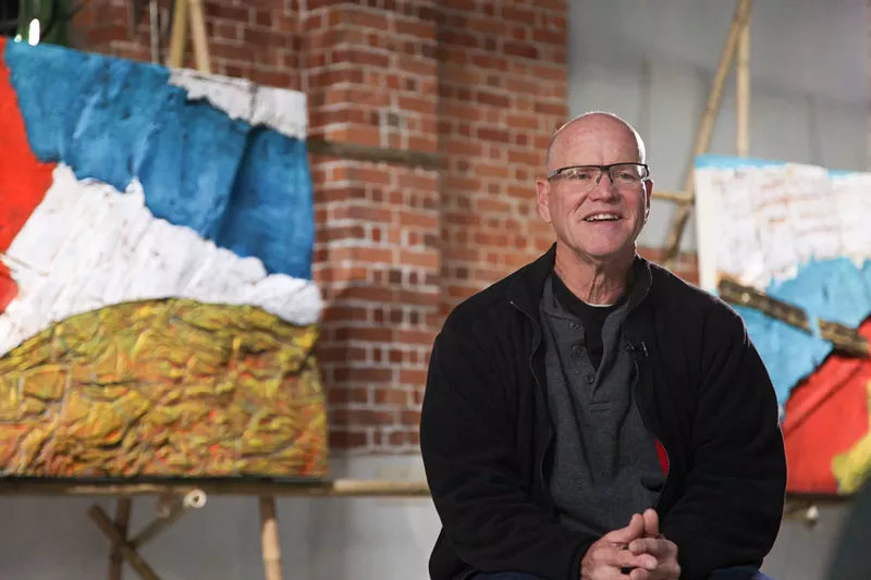 Image: Ray Tomasso at the Hong Kong Open Printshop in 2018.
