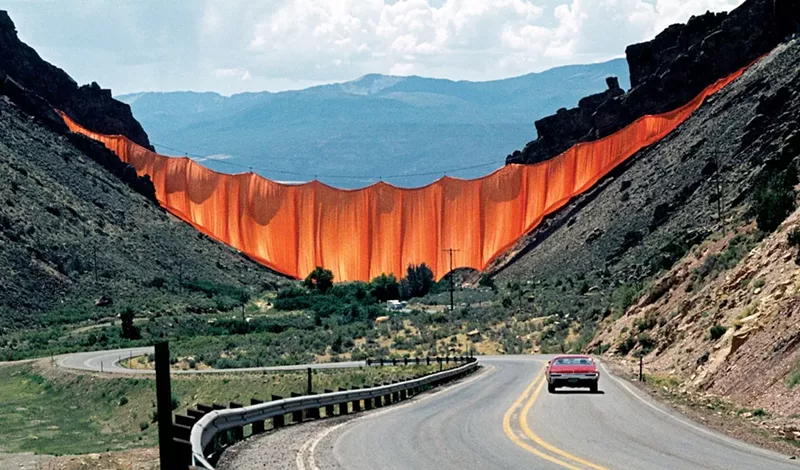 Image: Christo's "Valley Curtain."