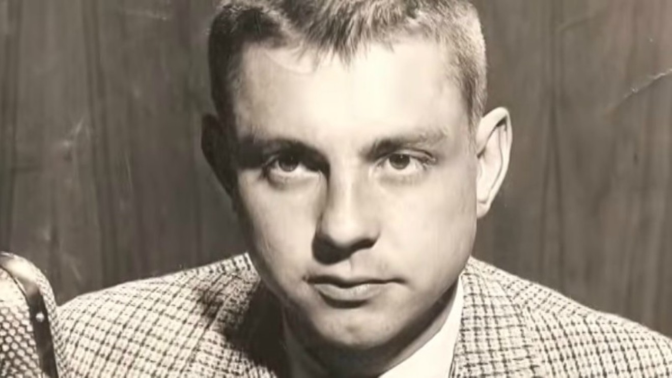 A portrait of Don Martin as a young newsman.