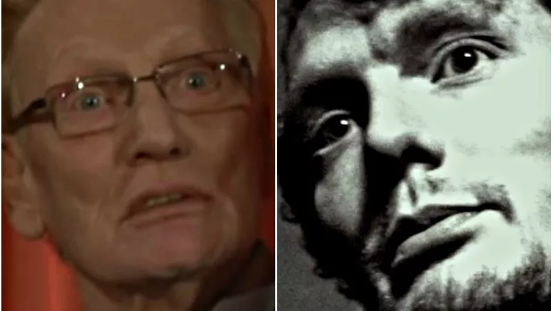 Image: Ginger Baker in a 2012 interview to promote the documentary Beware of Mr. Baker and in a screen capture from the film.