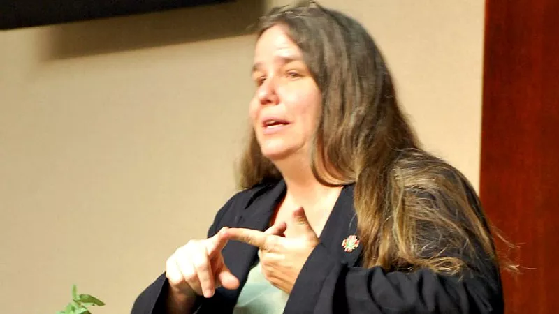 Image: Laura Kriho in 2012.