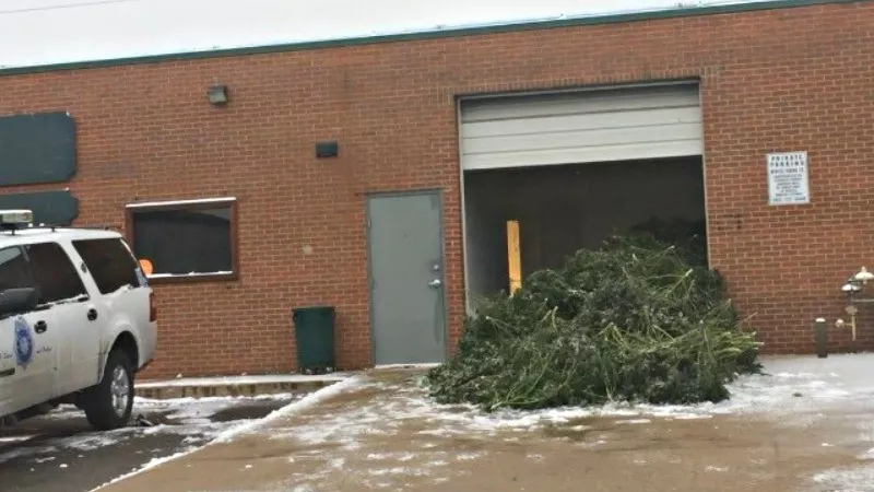 Image: A raid conducted by Denver police on a marijuana business circa 2013.