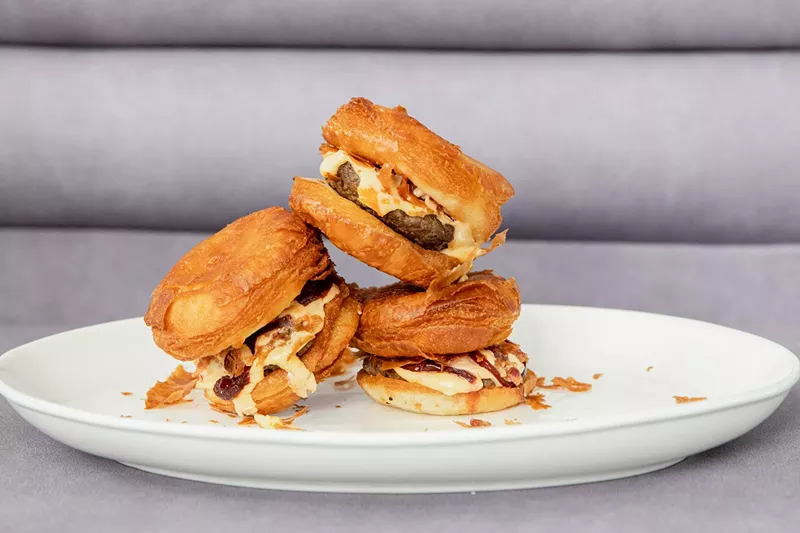 Image: Be careful what you wish for; you might just end up with a cronut cheeseburger.