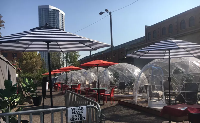 Image: Restaurants and the State Get Creative With Heated Outdoor Dining Options