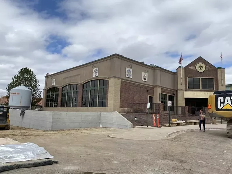Image: Grange Hall and Little Dry Creek Brewery are under construction near the Denver Tech Center.