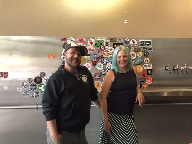 Image: Nate and Lindsey McAlpine own Reverence Brewing.
