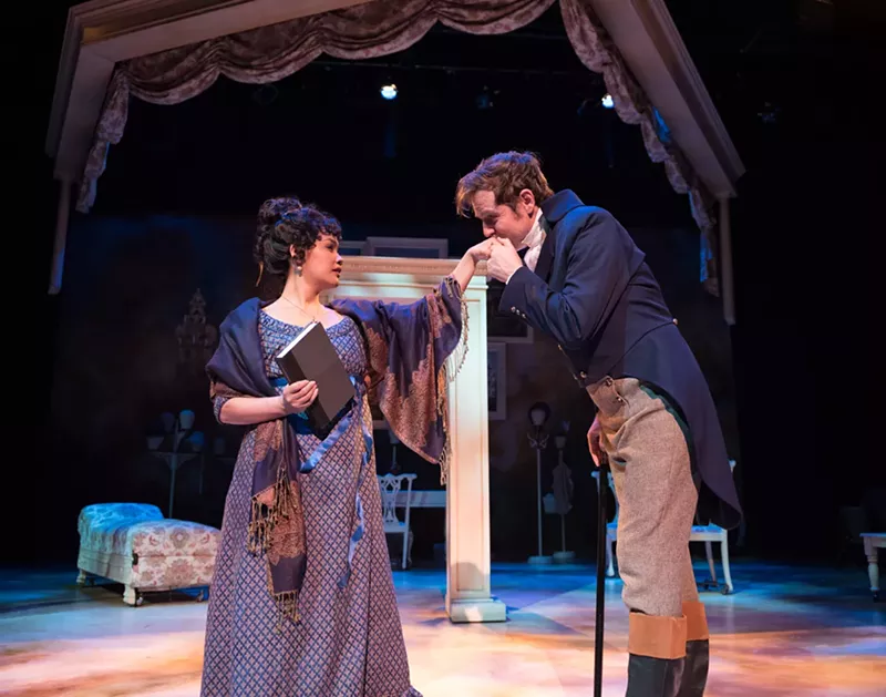 Image: Regina Fernandez and Geoffrey Kent in Sense and Sensibility.