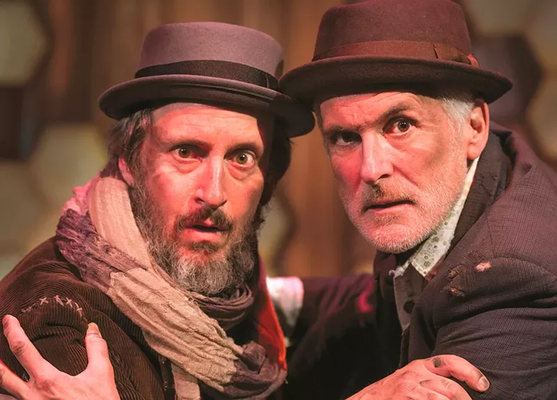 Image: Timothy McCracken and Sam Gregory in Waiting for Godot.