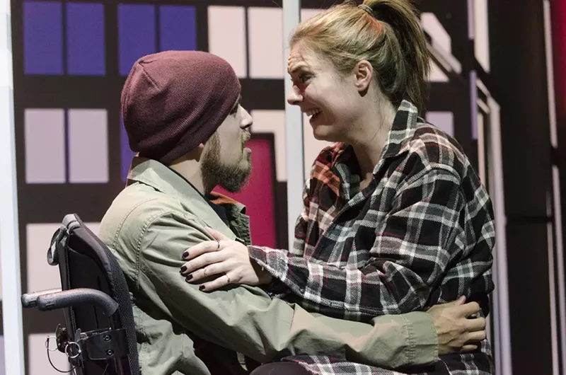 Image: Trenton Schindele and Anastasia Davidson in Going to a Place Where You Already Are.