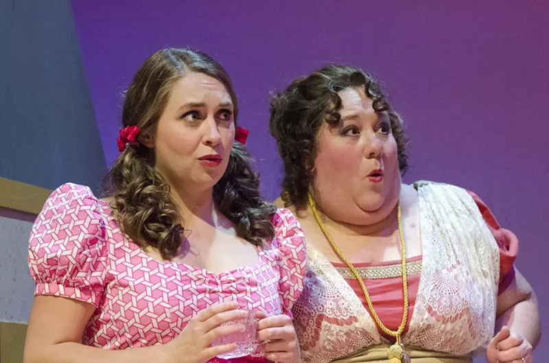 Image: Adeline Mann and Leslie O’Carroll in Pride and Prejudice.