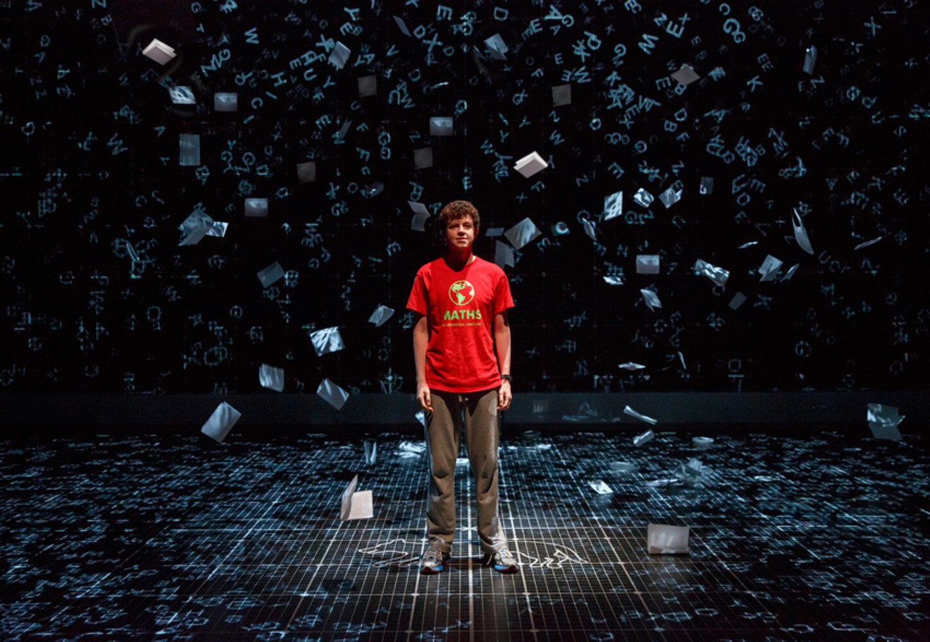 Adam Langdon in The Curious Incident of the Dog in the Night-Time.