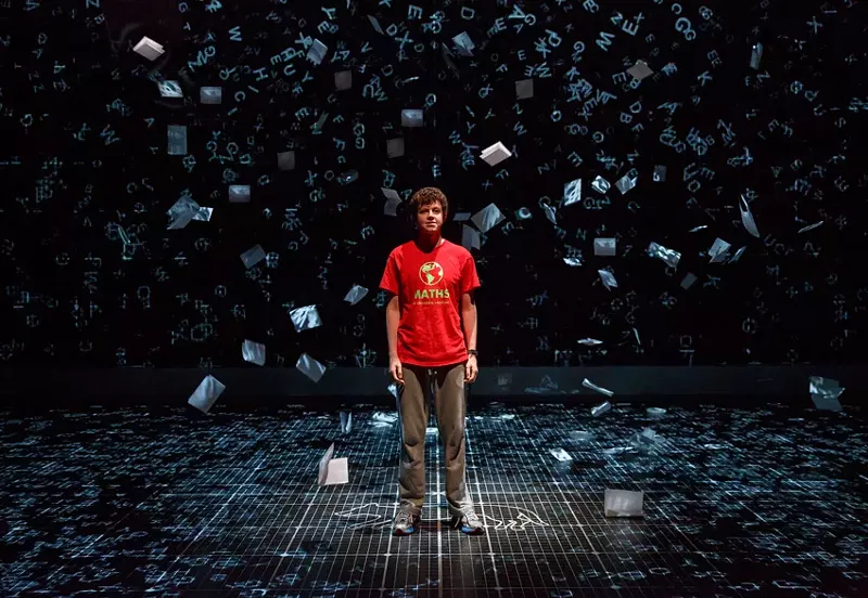 Image: Adam Langdon in The Curious Incident of the Dog in the Night-Time.