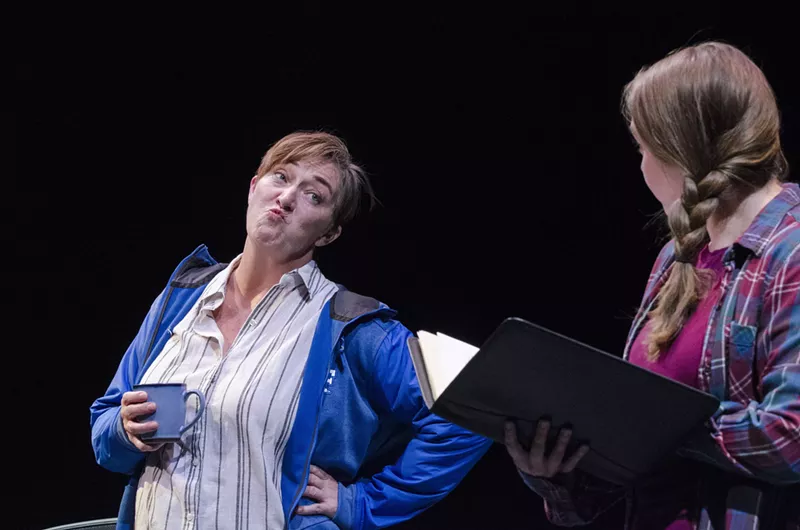 Image: Dee Covington and Adeline Mann in Sanctions.