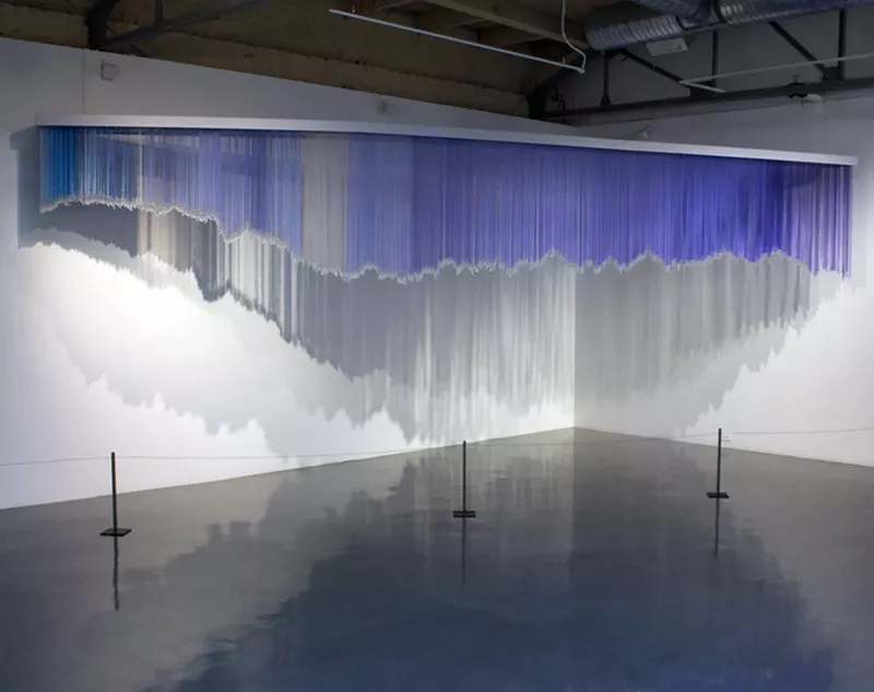 Image: “WAIS Reliquary: 68,000 Years,” by Anna McKee, mixed materials and sound.