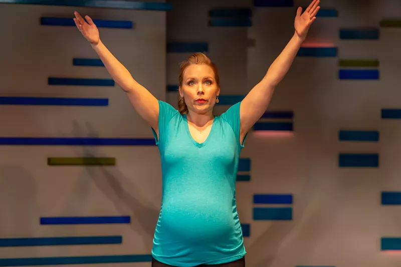 Image: Marissa McGowan as Heather in Human Error.