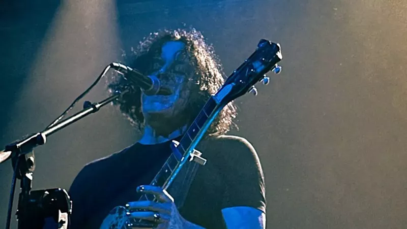 Image: Jack White performing in Denver at the Bluebird Theater