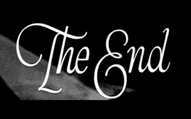 Image: Still from Joel Swanson’s “The End,” video projection.