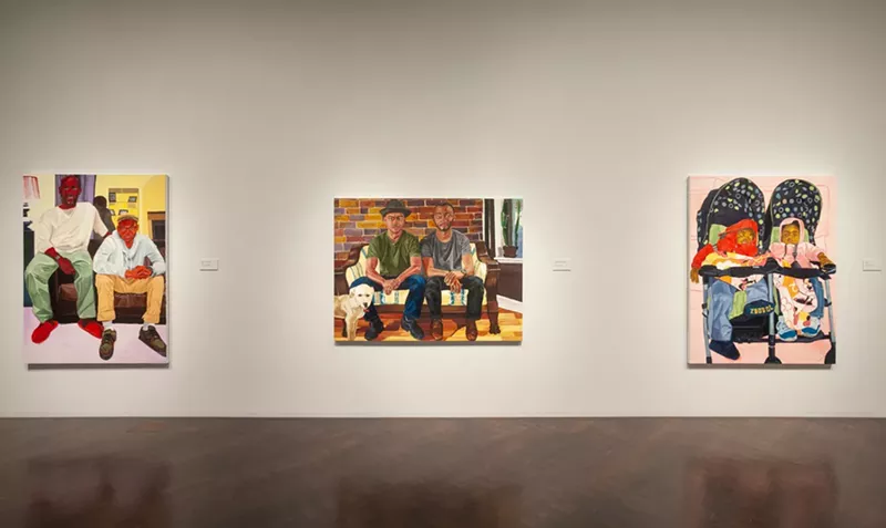 Image: “Ron and Jordan,” “Hamilton Cousins” and “Twins” in Jordan Casteel: Returning the Gaze.