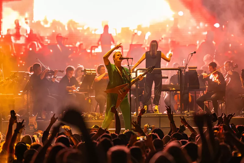 Image: King Gizzard & the Lizard Wizard on stage at Ford Amphitheater.