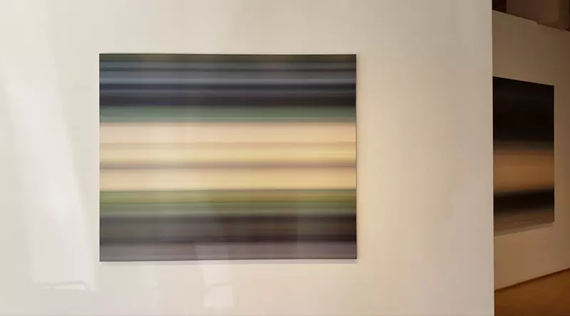 Image: “I Had the Sense of Something Breathing,” in Gwen Laine: Light & Wind at Michael Warren Contemporary.