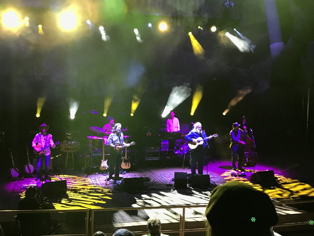Leftover Salmon played the first show of a two-night stand at Red Rocks on May 7, 2021.