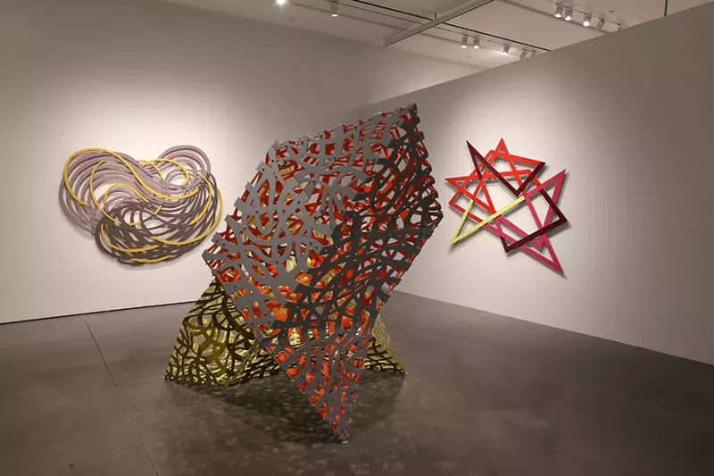 Image: Installation view of Confluence: Linda Fleming at the Ent Center for the Arts.