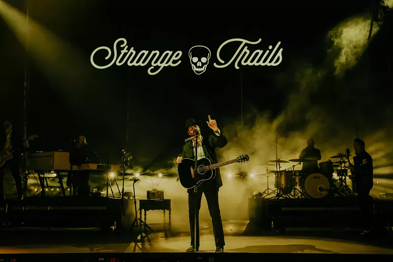 Image: Lord Huron performing at Red Rocks on Wednesday, May 28, 2025.